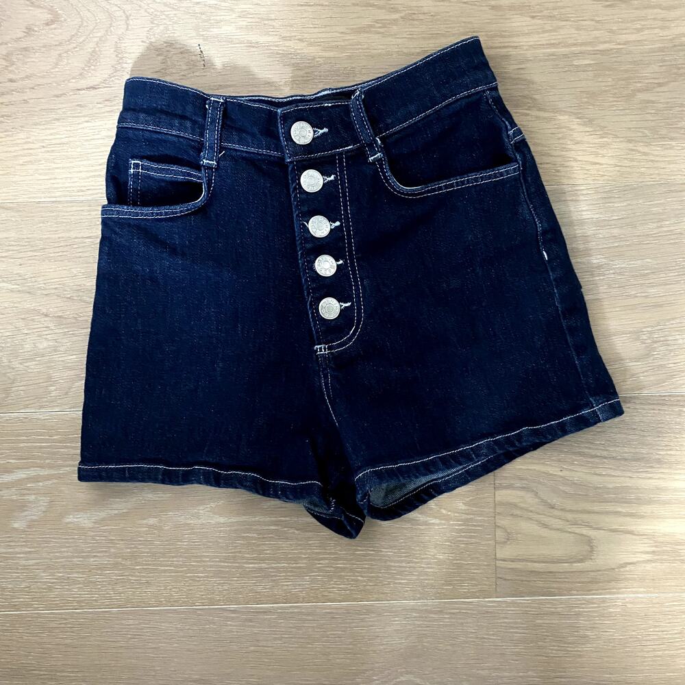 UO BDG High Rise Button Fly Denim Shorts